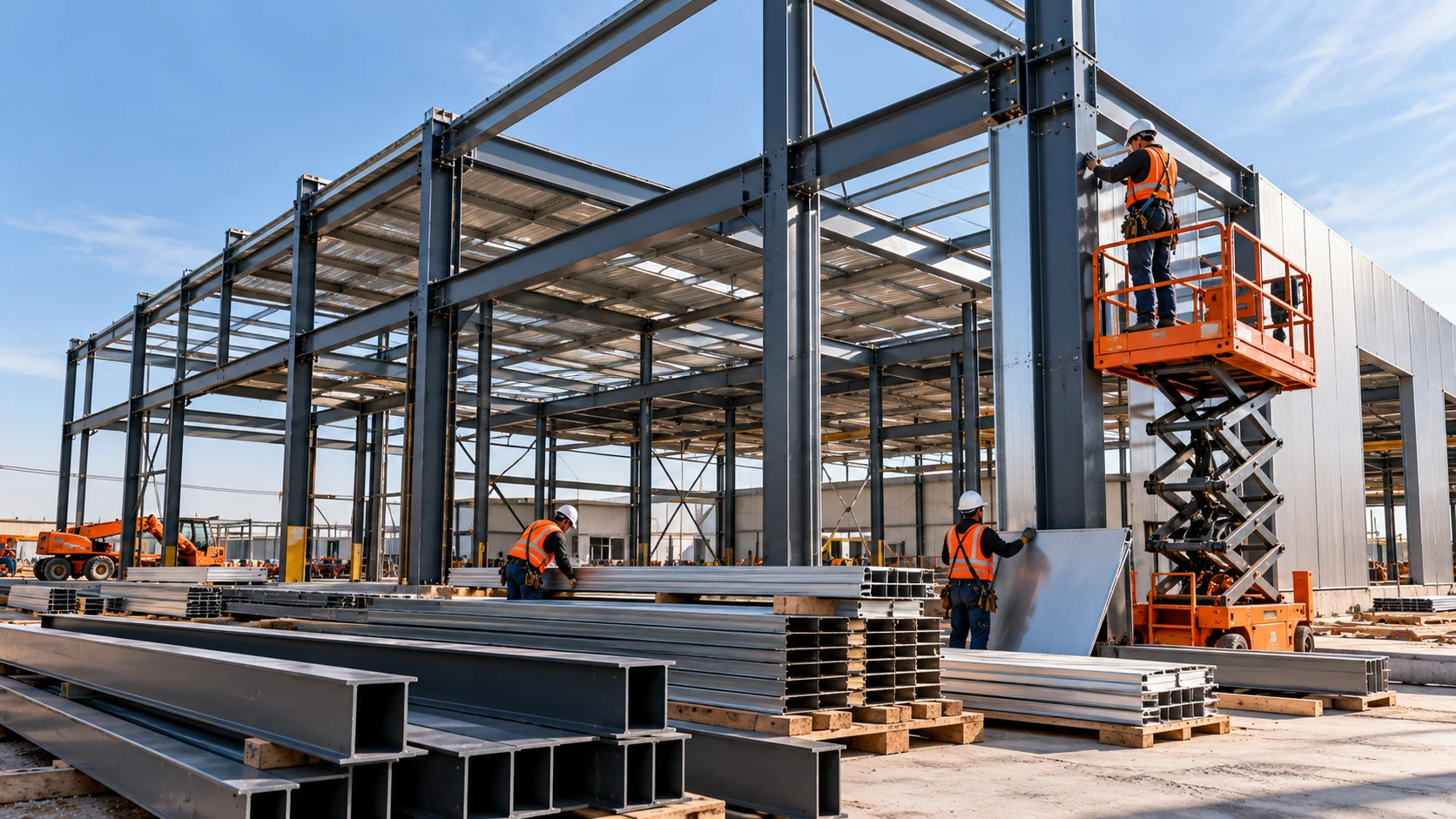 Conjunto metálico para construcción